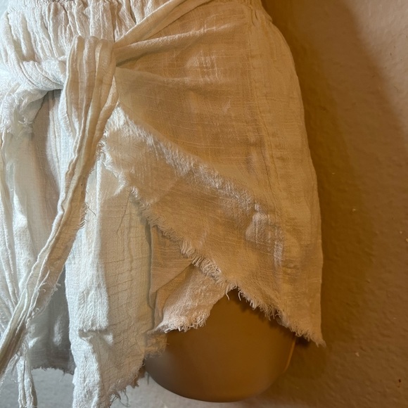 Rip curl White raw trim wrap short romper Small - Picture 5 of 7